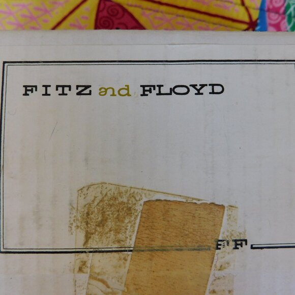 NIB Fitz & Floyd 4 La Ronde mod brown porcelain oven / table ramekin baking dish - Picture 12 of 15